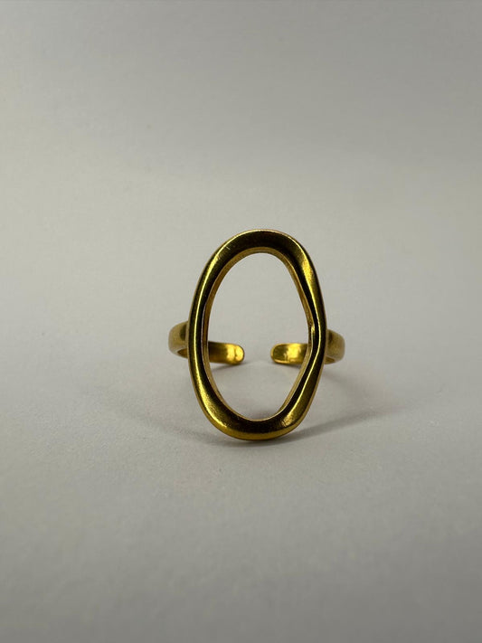 ⭕ Anillo "Círculo Abierto" - Estilo Minimalista (Dorado y Plata) 🤍