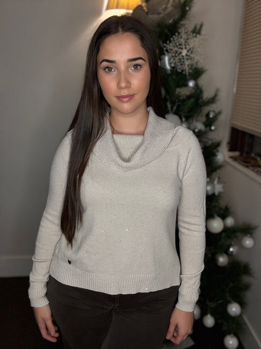 💖 Jersey de Punto con Brillo