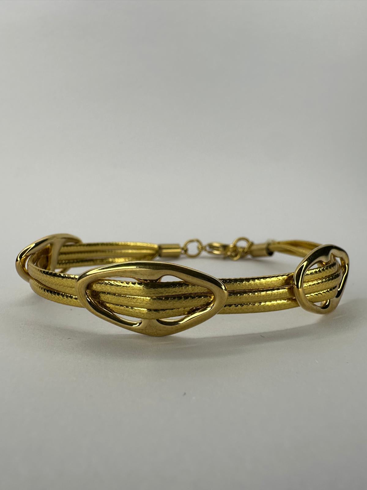 🌟 pulseras "Silueta Dorada" con Textura 🌟