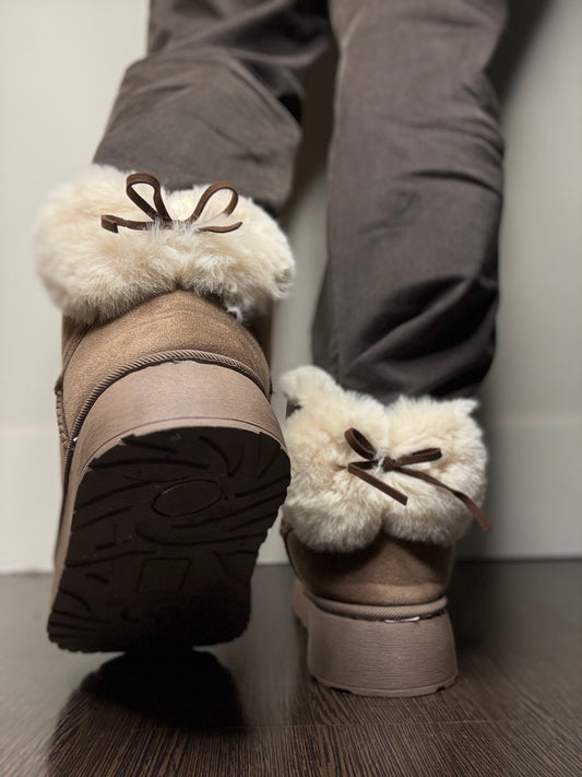 🎀 Botines de Invierno Mini (Sintéticos) - Lujosa Calidez y Estilo Versátil