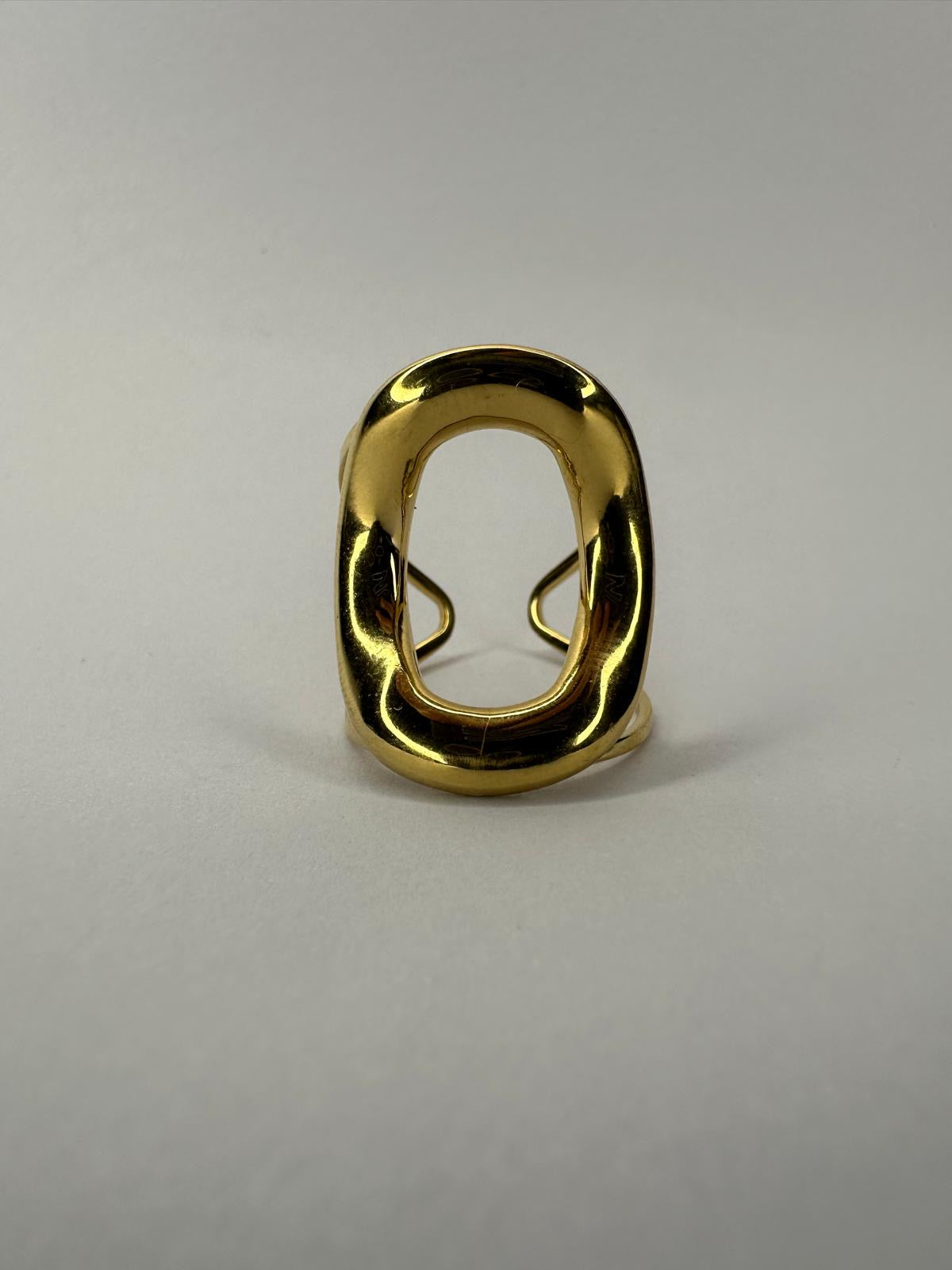 🔗 Anillo "Eslabón Bold" - Diseño Chunky y Ajustable (Dorado y Plata) 🚀