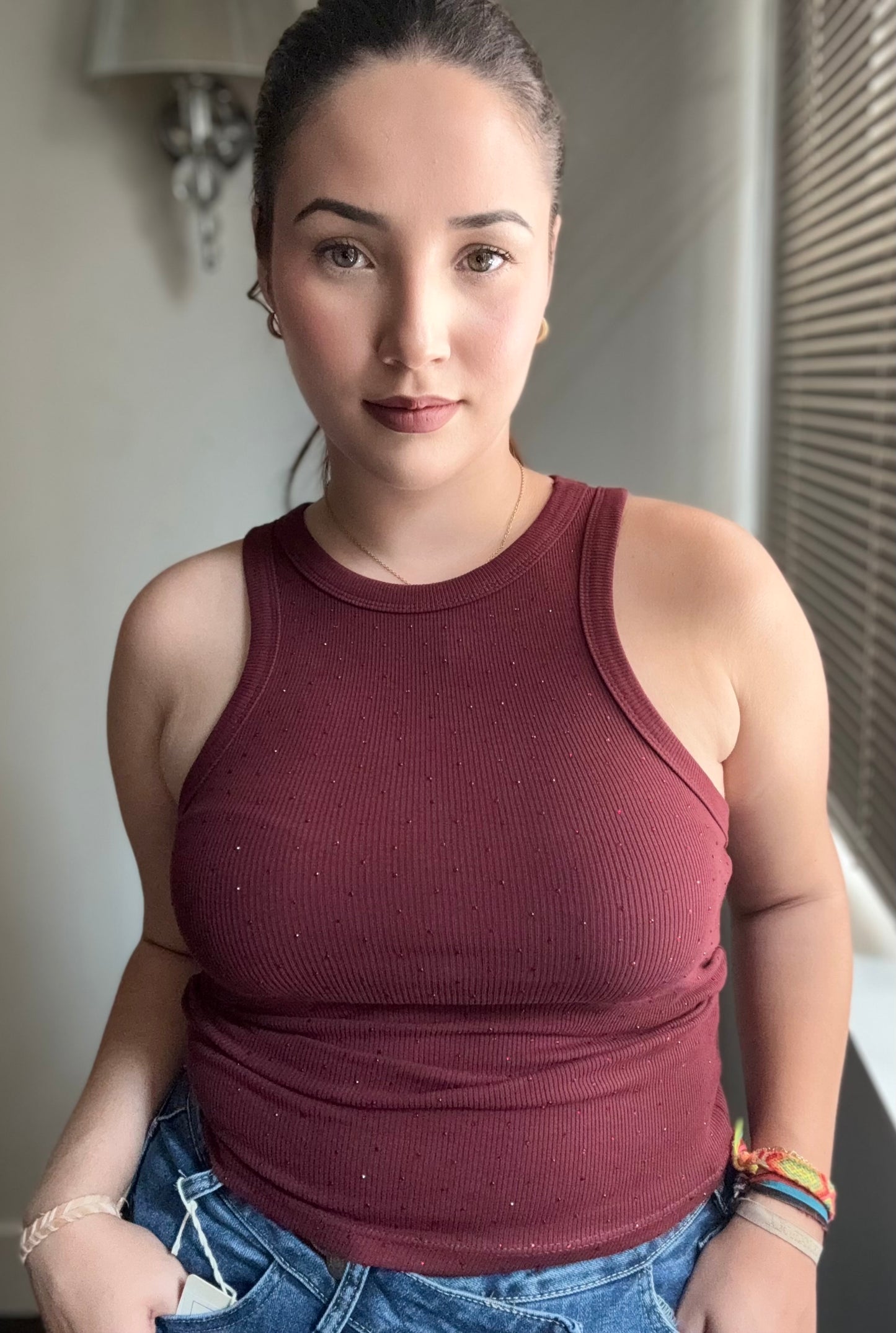 Top Essencial con Brillo