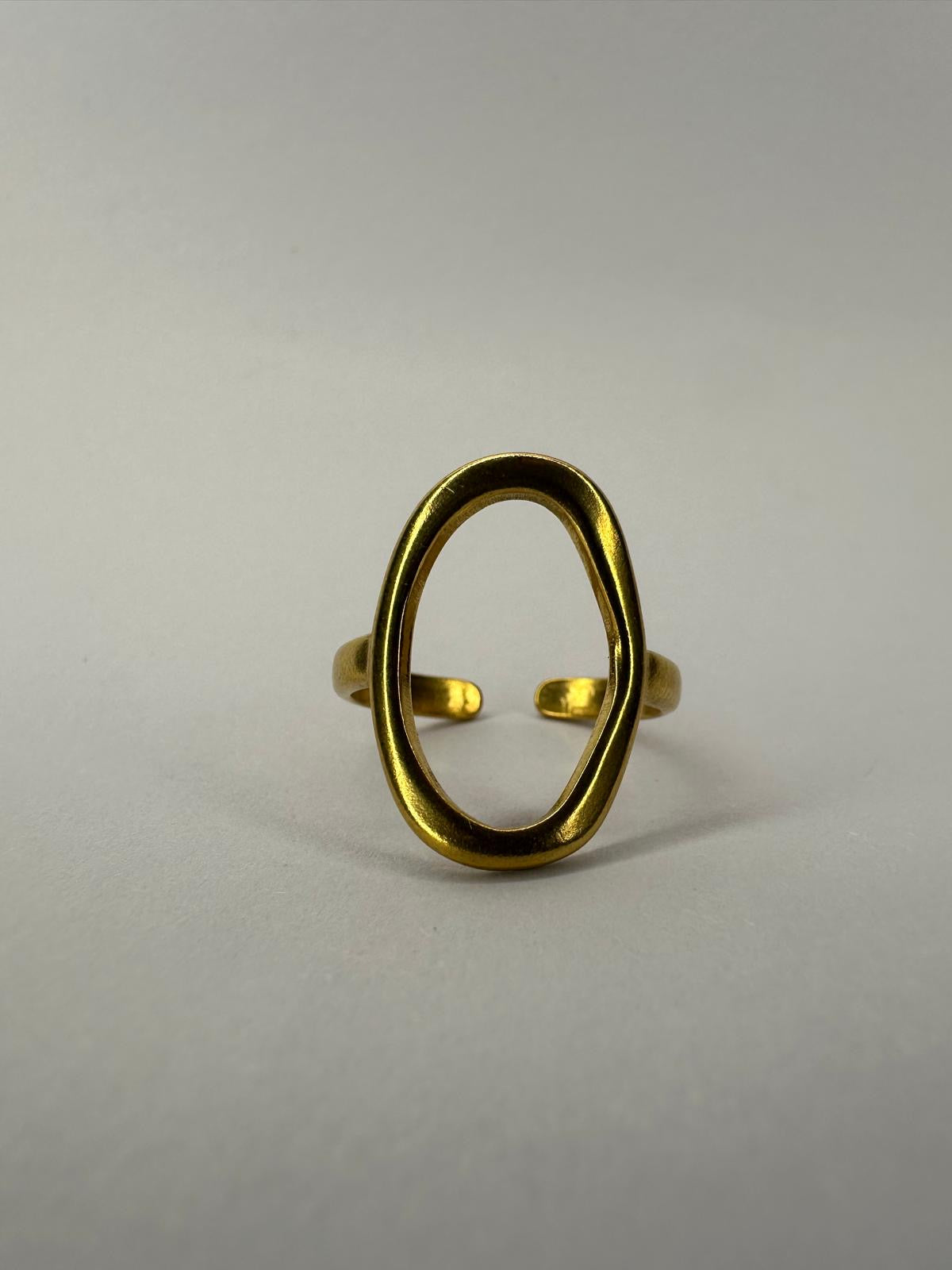 ⭕ Anillo "Círculo Abierto" - Estilo Minimalista (Dorado y Plata) 🤍