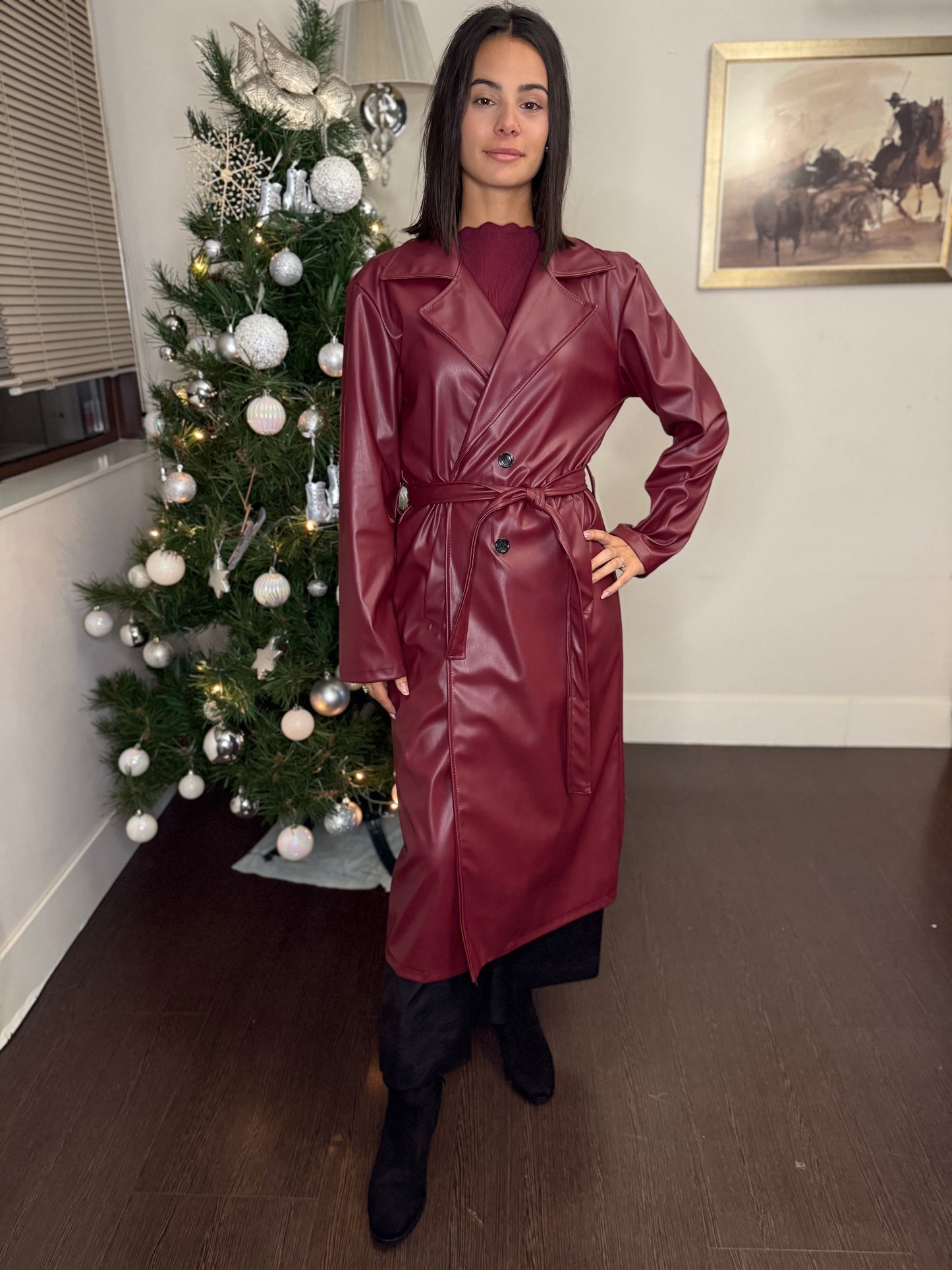 🧥 Gabardina de Polipiel 'Urban Chic' (Vegan Leather Trench Coat) 💥