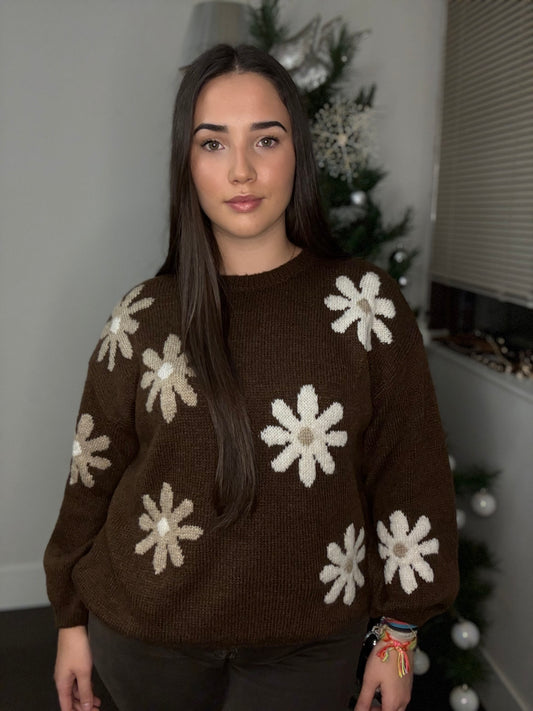 🌼 jersey Oversize con Diseño Floral