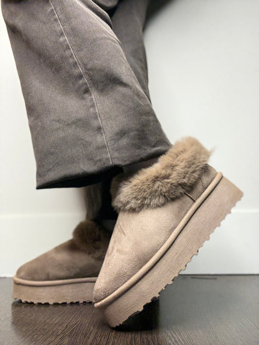 🚀 Botines Plataforma "Mini Cozy" (Sintéticos) - Tendencia, Calidez y Confort