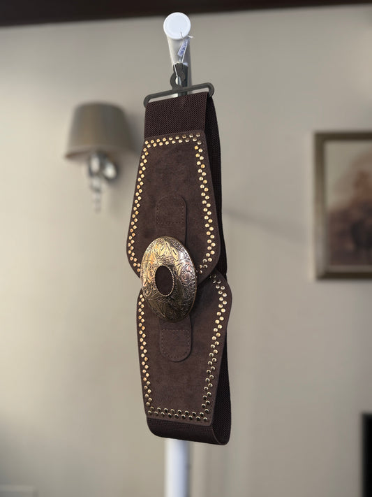 ✨Cinturón Fajín Elástico Estilo Western/Boho