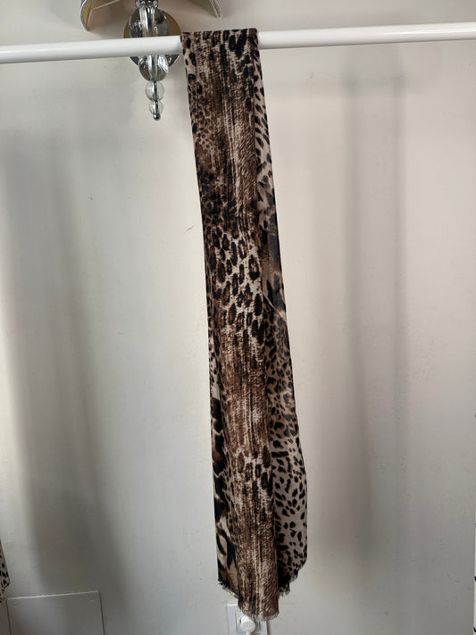 🐆 Pañuelo/Chal con Estampado de Leopardo 🐆